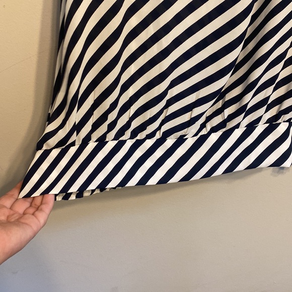 Loft Black and White Stripe Dressy Tanktop - Picture 3 of 7